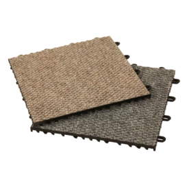 IncStores Carpet Loc Modular Carpet Top Flooring Snap Together Floor Tiles